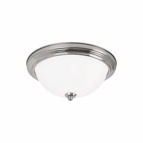 Sea Gull Geary Small LED Ceiling Flush Mount - Chrome - 7716393S-05