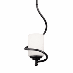 Sea Gull Goliad 1-LT Mini-Pendant - Blacksmith - 6125201EN3-839 Sea Gull Goliad 1-LT Mini-Pendant - Blacksmith - 6125201EN3-839