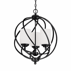 Sea Gull Goliad 3-LT Hall/Foyer Light - Blacksmith - 5125203EN3-839