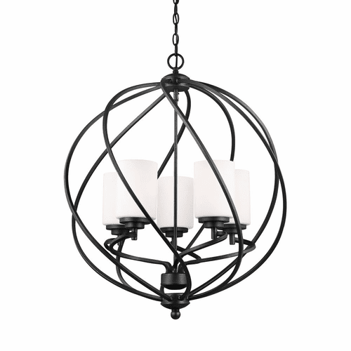 Sea Gull Goliad 5-LT Hall/Foyer Light - Blacksmith - 5125205-839