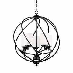 Sea Gull Goliad 5-LT Hall/Foyer Light - Blacksmith - 5125205EN3-839