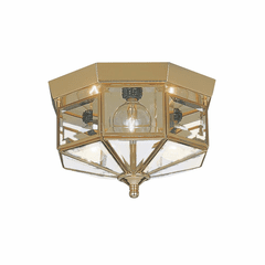 Sea Gull Grandover 3-LT Ceiling Flush Mount - Polished Brass - 7661-02 Sea Gull Grandover 3-LT Ceiling Flush Mount - Polished Brass - 7661-02