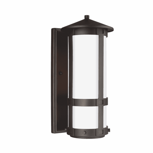 Sea Gull Groveton Small 1-LT Outdoor Wall Lantern - Antique Bronze - 8535901EN3-71