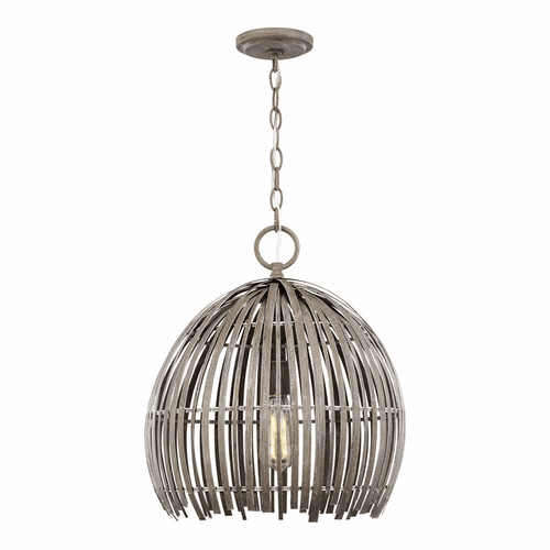 Sea Gull Hanalei Medium 1-LT Pendant - Washed Pine - 6622701-872