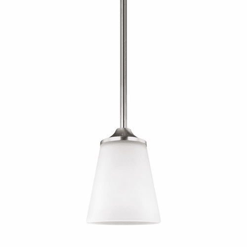 Sea Gull Hanford 1-LT Mini-Pendant - Brushed Nickel - 6124501-962