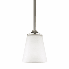 Sea Gull Hanford 1-LT Mini-Pendant - Brushed Nickel - 6124501EN3-962