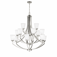 Sea Gull Hanford 15-LT Chandelier - Brushed Nickel - 3124515-962