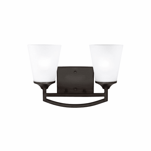 Sea Gull Hanford 2-LT Wall/Bath Light - Burnt Sienna - 4424502-710