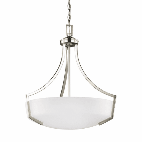 Sea Gull Hanford 3-LT Pendant - Brushed Nickel - 6624503EN3-962