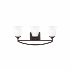Sea Gull Hanford 3-LT Wall/Bath Light - Burnt Sienna - 4424503-710