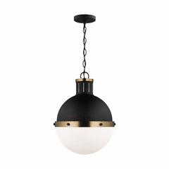 Sea Gull Hanks 1-LT Medium Pendant - Black - 6577101-112