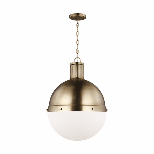 Sea Gull Hanks One Light Large Pendant - Satin Bronze - 6677101-848