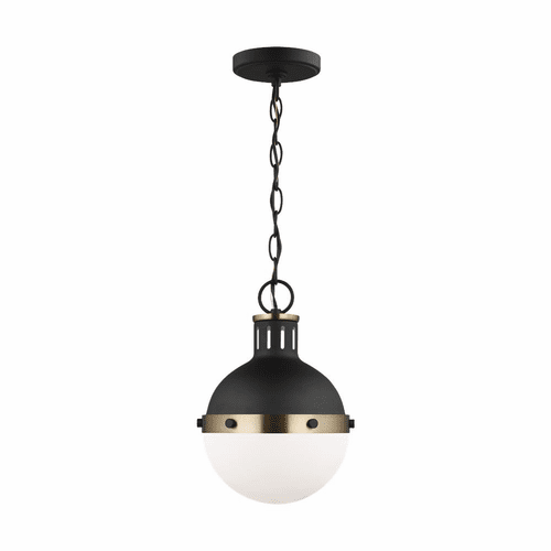 Sea Gull Hanks One Light Mini Pendant - Midnight Black - 6177101-112