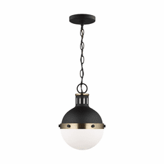 Sea Gull Hanks One Light Mini Pendant - Midnight Black - 6177101-112