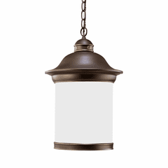 Sea Gull Hermitage 1-LT Outdoor Pendant - Antique Bronze - 69191-71
