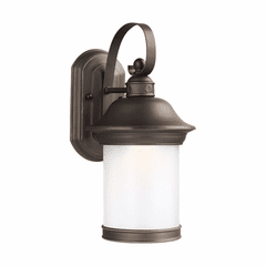 Sea Gull Hermitage 1-LT Outdoor Wall Lantern - Antique Bronze - 89181DEN3-71