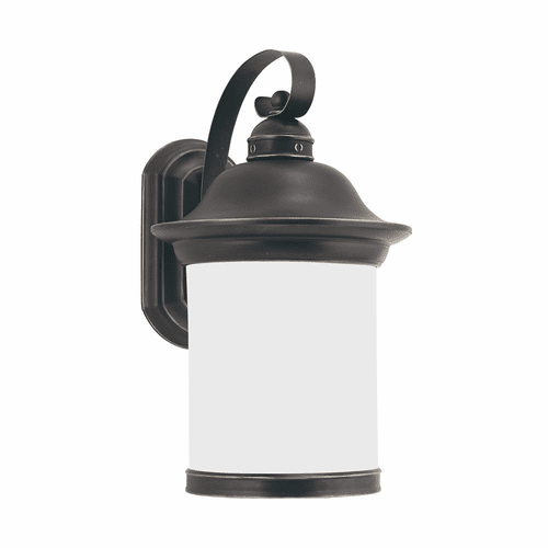 Sea Gull Hermitage 1-LT Outdoor Wall Lantern - Antique Bronze - 89192-71