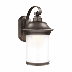 Sea Gull Hermitage 1-LT Outdoor Wall Lantern - Antique Bronze - 89192DEN3-71 Sea Gull Hermitage 1-LT Outdoor Wall Lantern - Antique Bronze - 89192DEN3-71