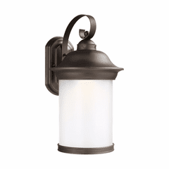 Sea Gull Hermitage 1-LT Outdoor Wall Lantern - Antique Bronze - 89193DEN3-71