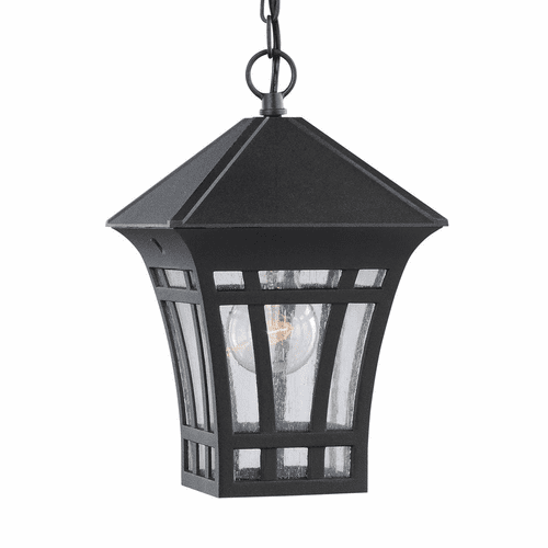 Sea Gull Herrington 1-LT Outdoor Pendant - Black - 60131-12