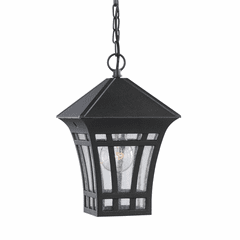 Sea Gull Herrington 1-LT Outdoor Pendant - Black - 69131-12
