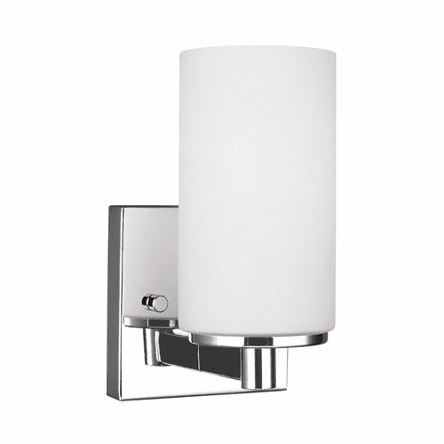 Sea Gull Hettinger 1-LT Bath/Wall Sconce - Chrome - 4139101-05