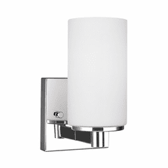 Sea Gull Hettinger 1-LT Bath/Wall Sconce - Chrome - 4139101-05