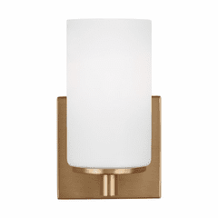 Sea Gull Hettinger 1-LT Wall / Bath Sconce - Satin Brass - 4139101-848