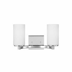 Sea Gull Hettinger 2-LT Wall/Bath Light - Chrome - 4439102-05