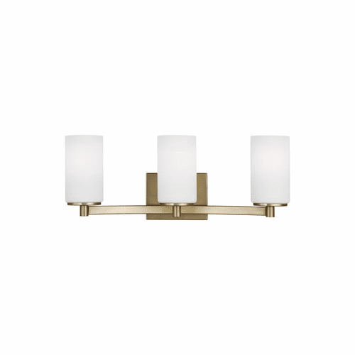 Sea Gull Hettinger 3-LT Bath Vanity - Satin Brass - 4439103-848