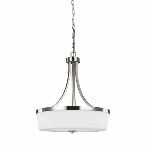 Sea Gull Hettinger 3-LT Pendant - Brushed Nickel - 6639103-962