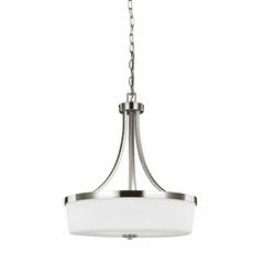 Sea Gull Hettinger 3-LT Pendant - Brushed Nickel - 6639103-962