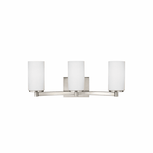 Sea Gull Hettinger 3-LT Wall/Bath Light - Brushed Nickel - 4439103EN3-962