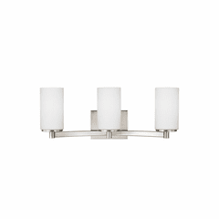 Sea Gull Hettinger 3-LT Wall/Bath Light - Brushed Nickel - 4439103EN3-962