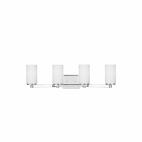Sea Gull Hettinger 4-LT Wall/Bath Light - Chrome - 4439104-05