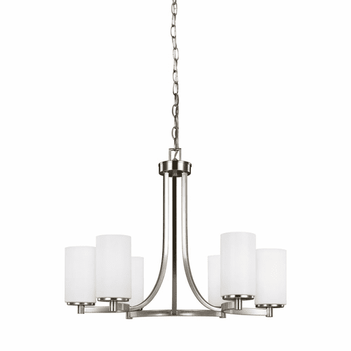 Sea Gull Hettinger 6-LT Chandelier - Brushed Nickel - 3139106-962
