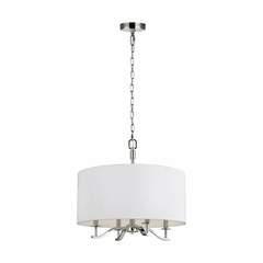 Sea Gull Hewitt 4-LT Chandelier - Polished Nickel - F3310/4PN Sea Gull Hewitt 4-LT Chandelier - Polished Nickel - F3310/4PN