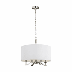 Sea Gull Hewitt 4-LT Chandelier - Satin Nickel - F3310/4SN