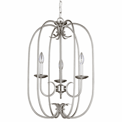 Sea Gull Holman 3-LT Hall/Foyer Light - Brushed Nickel - 51806-962