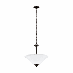 Sea Gull Holman 3-LT Pendant - Heirloom Bronze - 66808-782