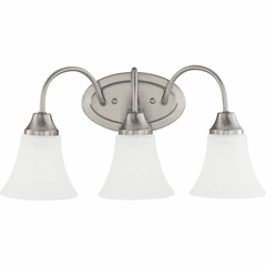 Sea Gull Holman 3-LT Wall/Bath Light - Brushed Nickel - 44807-962