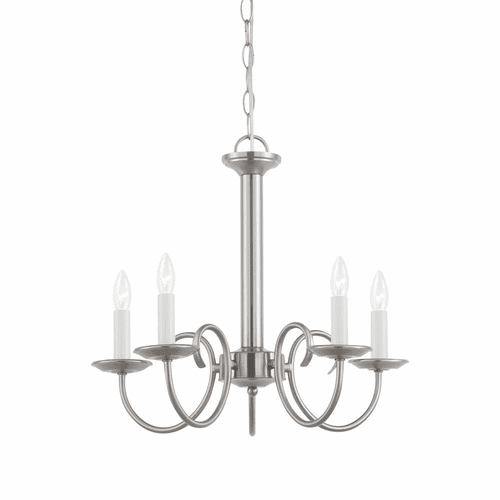 Sea Gull Holman 5-LT Chandelier - Brushed Nickel - 31809-962