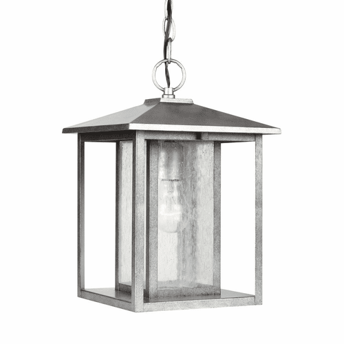 Sea Gull Hunnington 1-LT Outdoor Pendant - Weathered Pewter - 62027-57