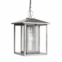 Sea Gull Hunnington 1-LT Outdoor Pendant - Weathered Pewter - 62027-57