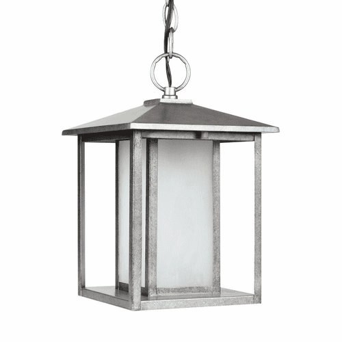 Sea Gull Hunnington 1-LT Outdoor Pendant - Weathered Pewter - 69029-57