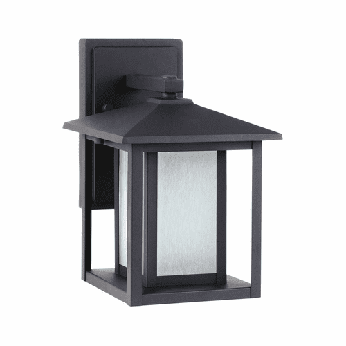 Sea Gull Hunnington 1-LT Outdoor Wall Lantern - Black - 89029-12