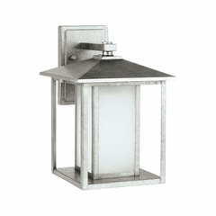 Sea Gull Hunnington 1-LT Outdoor Wall Lantern - Weathered Pewter - 89031EN3-57