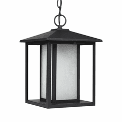 Sea Gull Hunnington LED Outdoor Pendant - Black - 6902997S-12