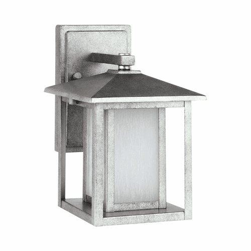 Sea Gull Hunnington Small LED Outdoor Wall Lantern - Pewter - 8902997S-57