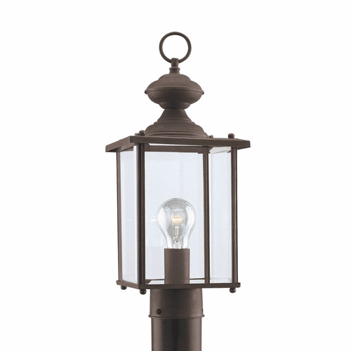 Sea Gull Jamestowne 1-LT Outdoor Post Lantern - Antique Bronze - 8257-71